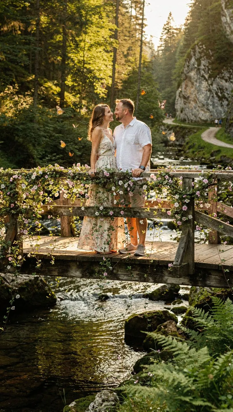 A breathtaking view of the rugged limestone cliffs in Slovak Paradise National Park.