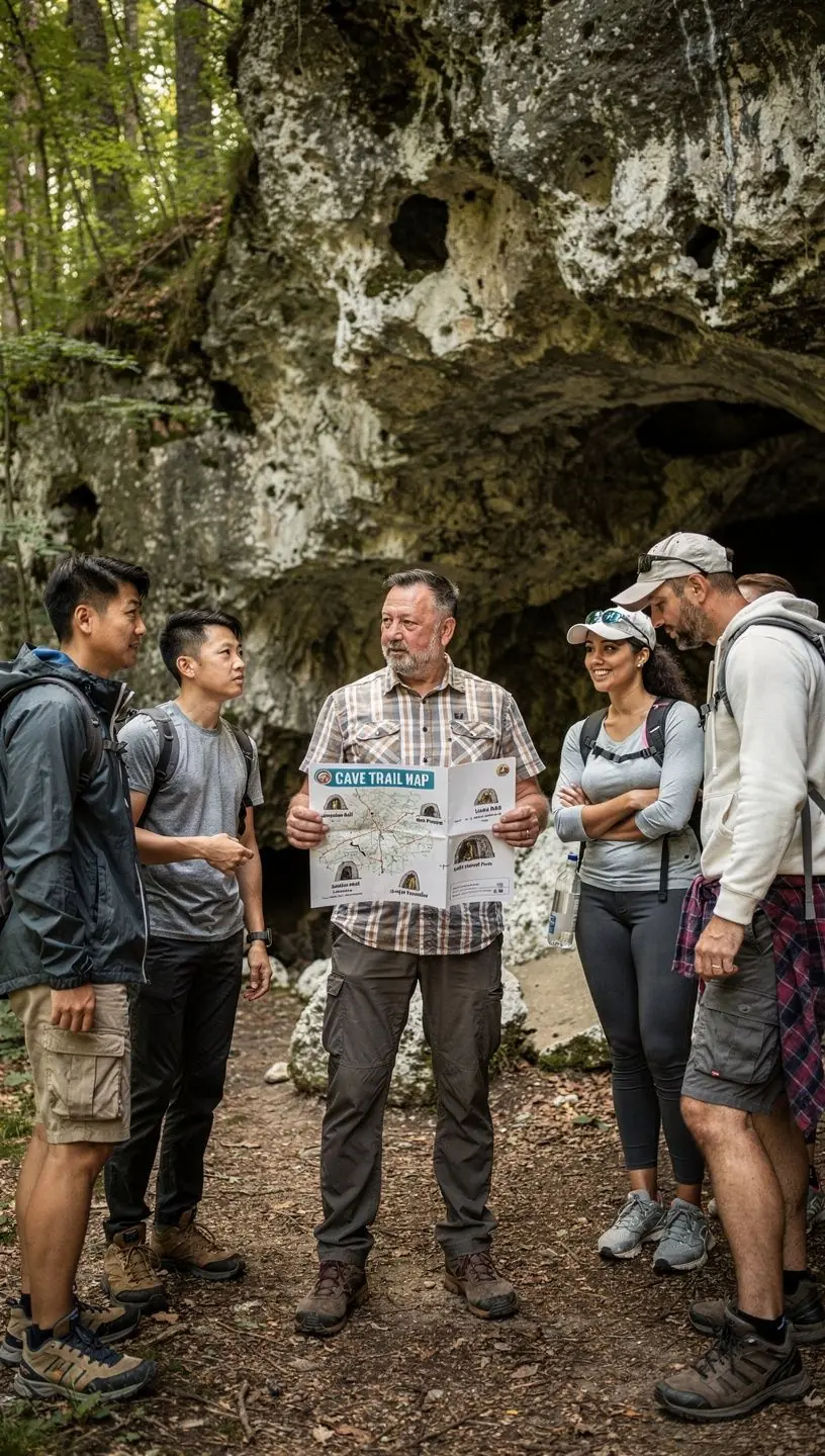 Sunlight filtering through the trees, illuminating the vibrant colors of the canyon scenery.
